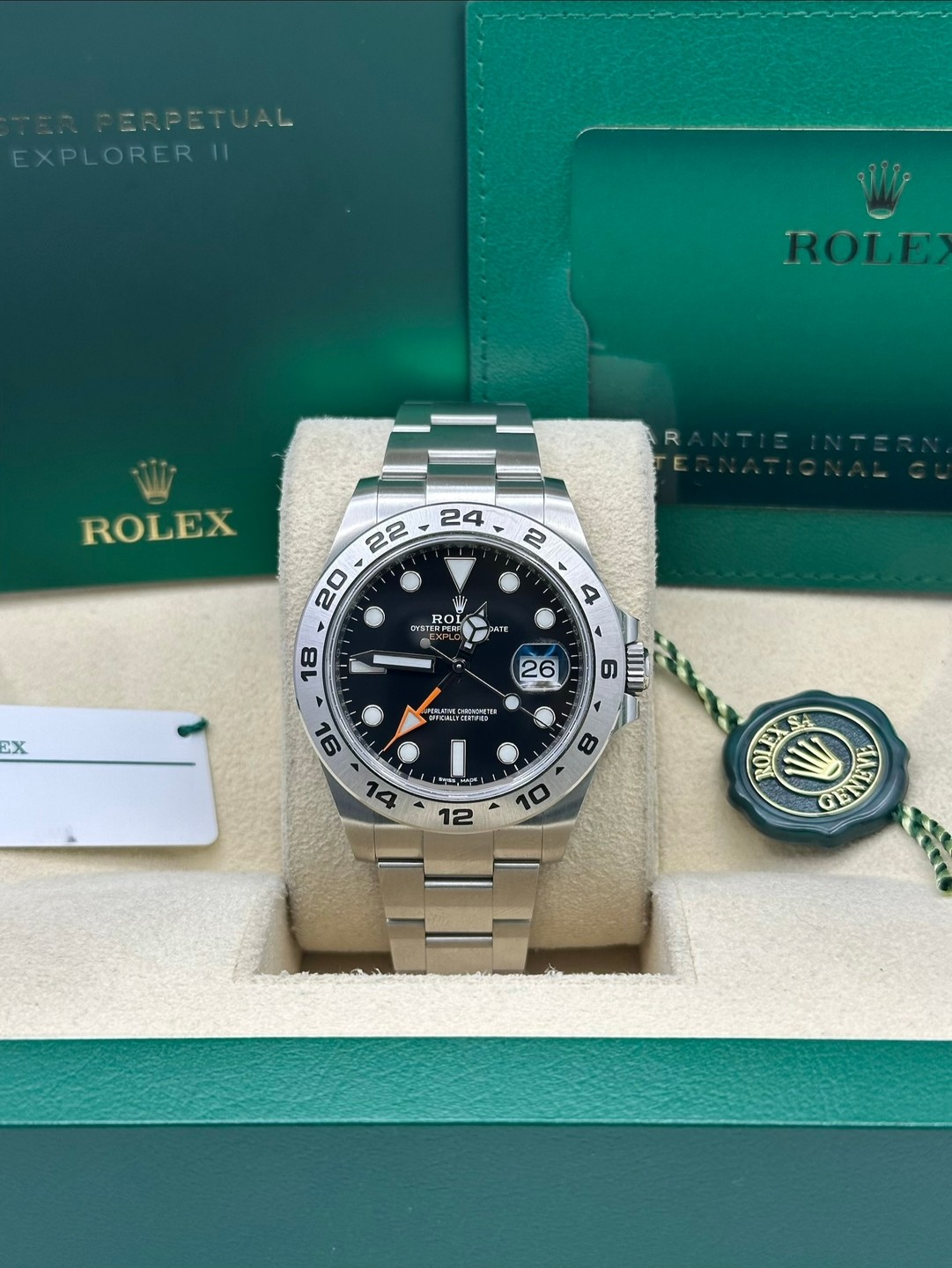 Rolex 216570 2021 Black Dial Box & Papers