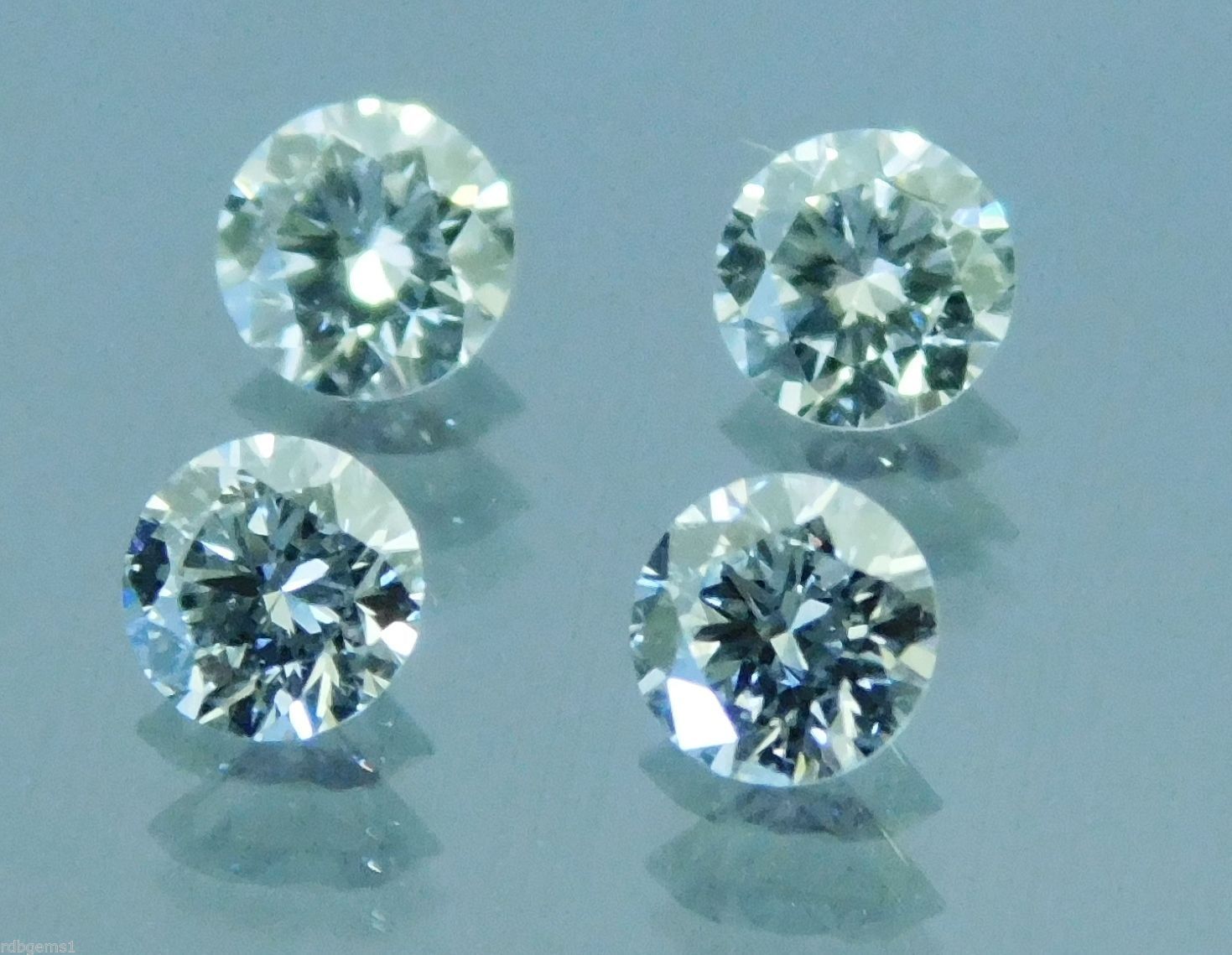 REAL 100% NATURAL LOOSE Full Cut Round Diamonds VSI1-VSI2 E-H Color 1 pcs