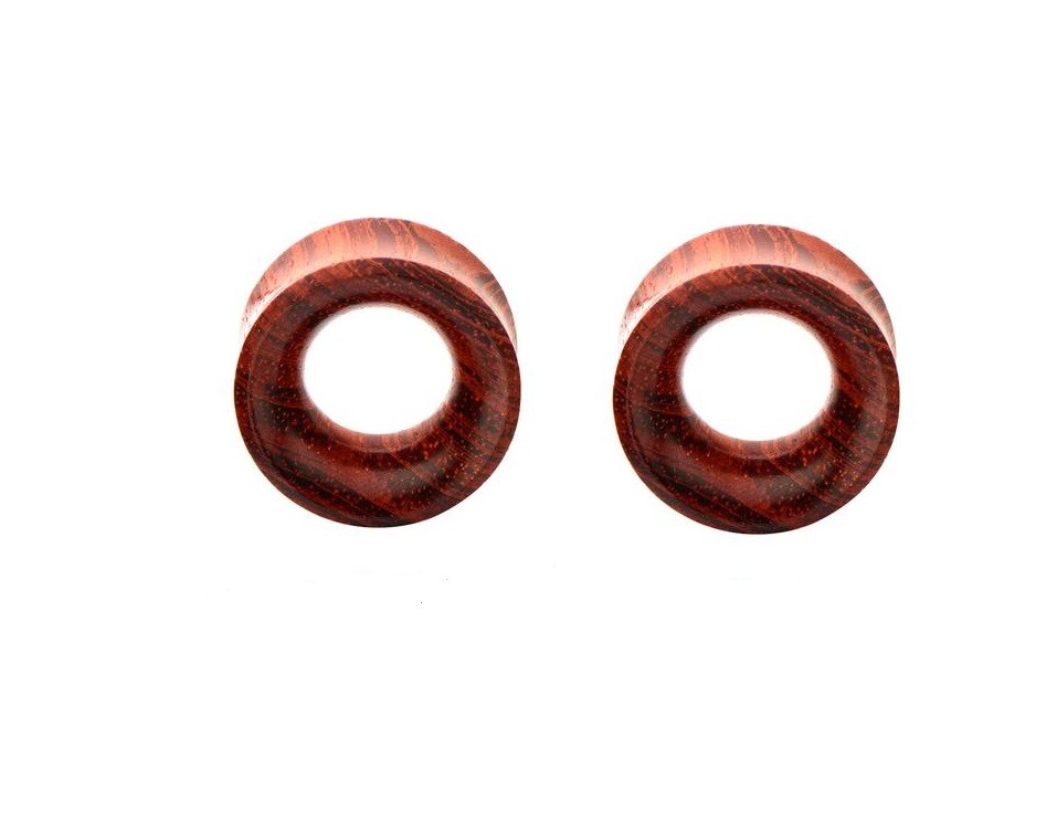 Tunnels Organic Sawo Wood Flared Sold as a Pair Large Gauge – Wholesale