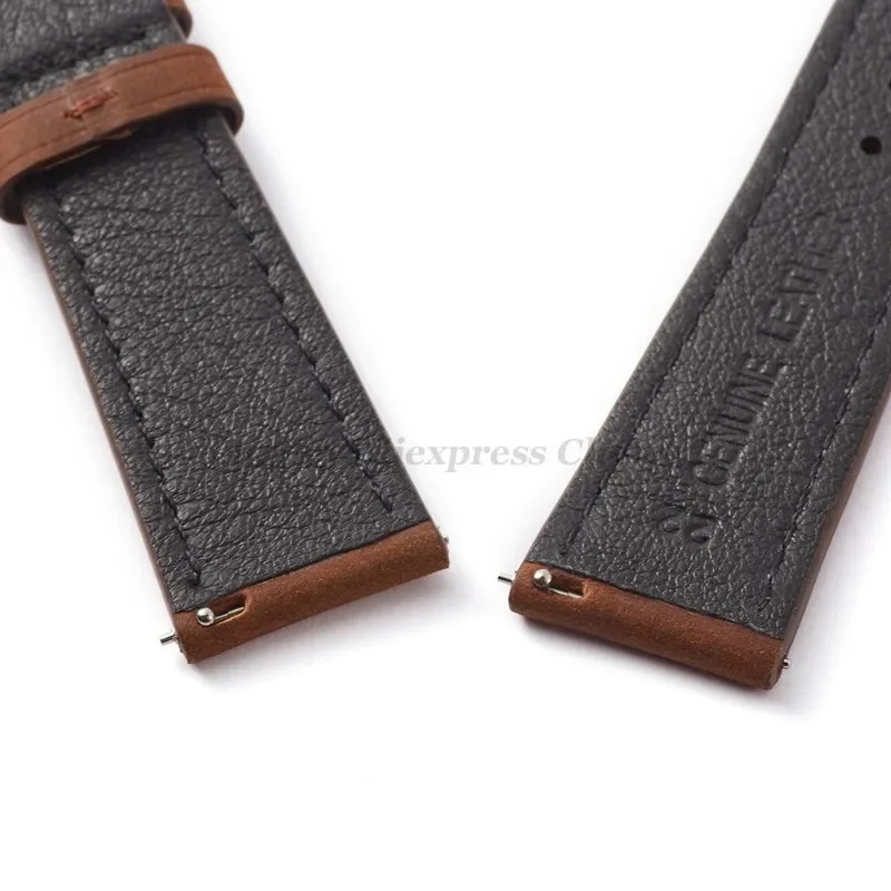 Crazy Horse Genuine Leather Watch Strap Mens Quick Release Band 18 19 20 21 22mm