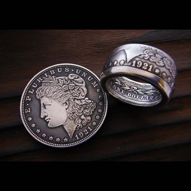 90% Silver Morgan Dollar Coin Ring – See Details In Description