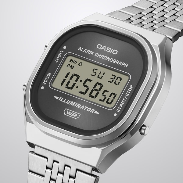 A140WE-8AJF CASIO CLASSIC Unisex Watch Metal Band Gray from Japan NEW