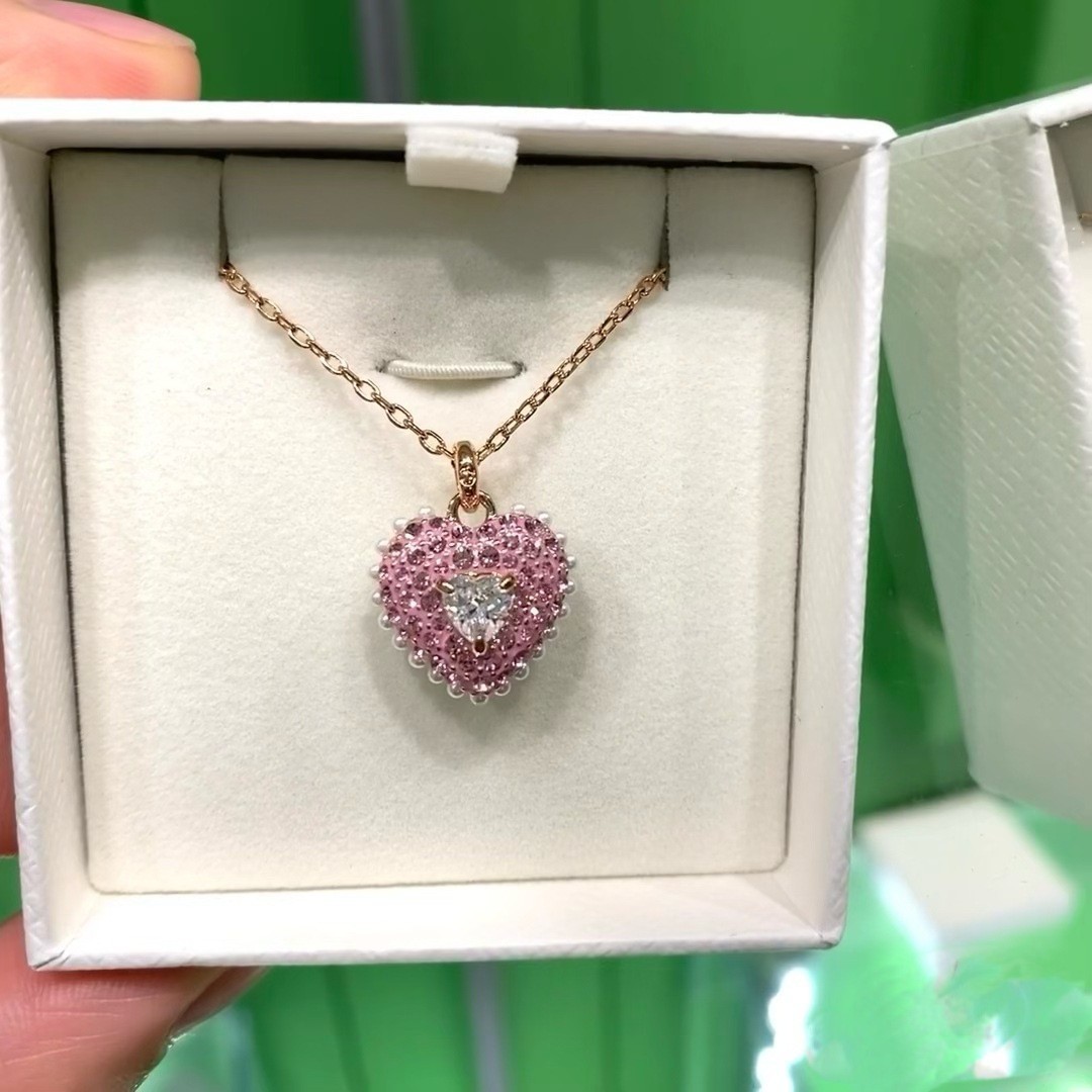 Swarovski Beating Heart-Shaped Necklace for Women