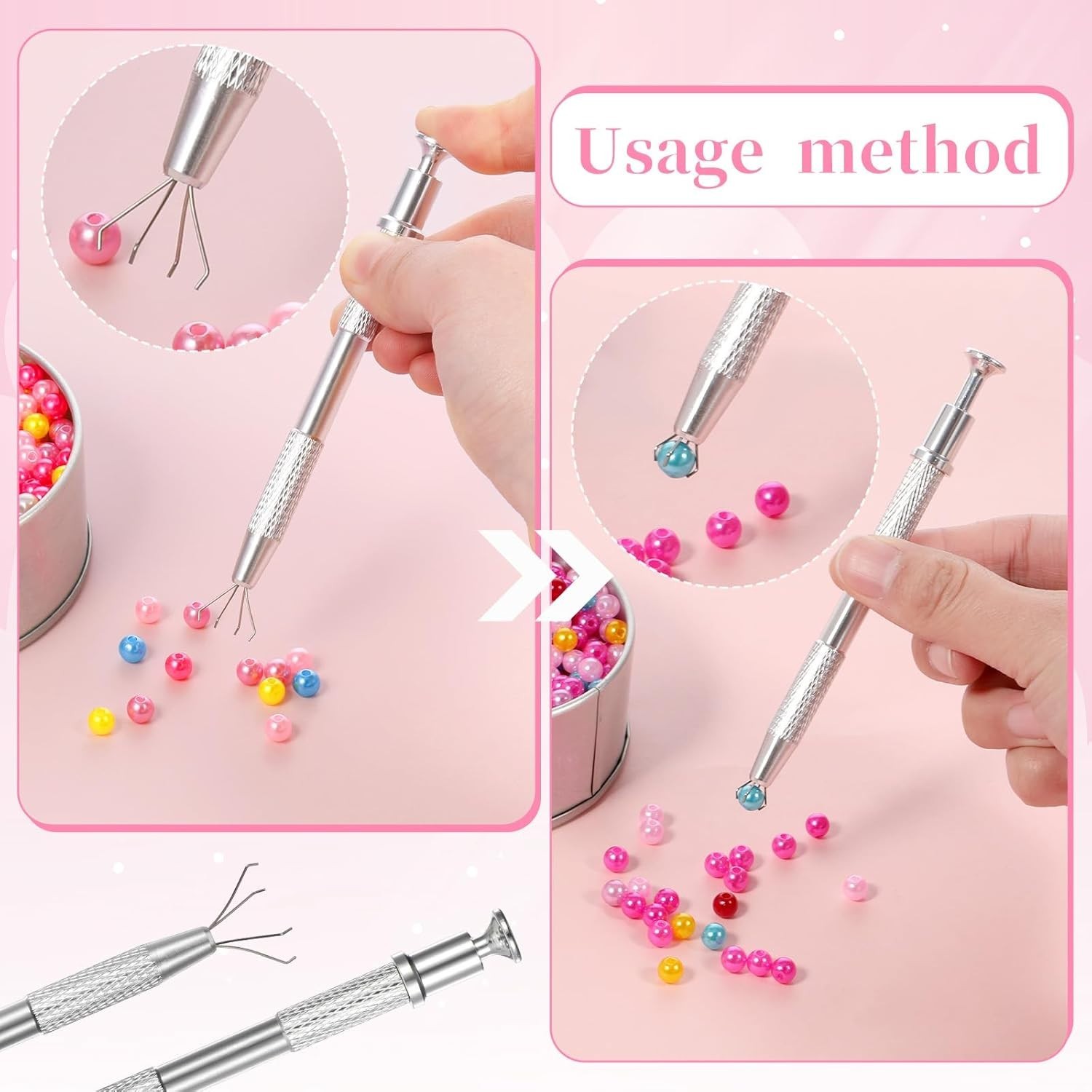 Durable Slide-Locking Jewelry Tweezers Set – 3 Pack Stainless Steel Precision