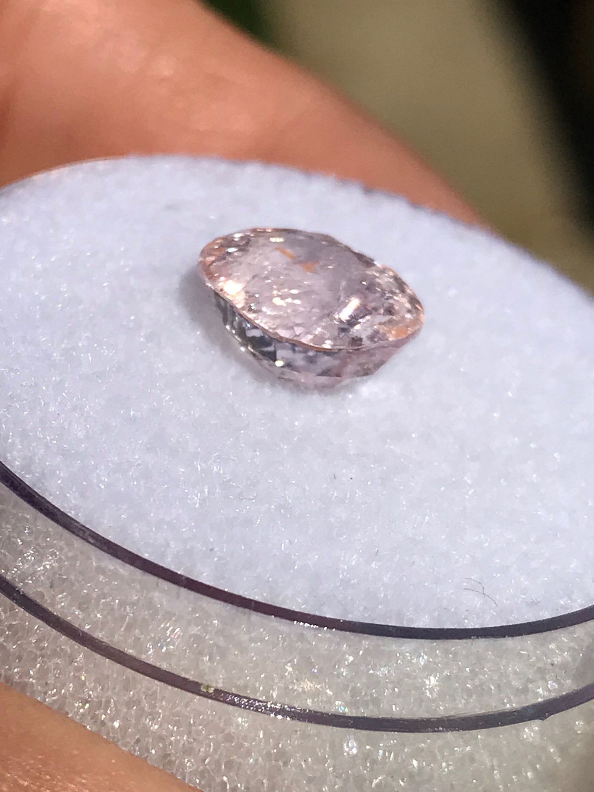 Paraiba tourmaline 7.6ct pink gemstone, rare specimen, mozambique origin