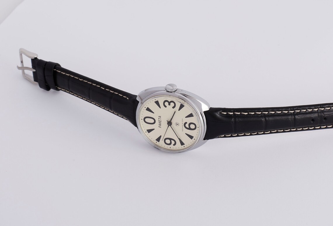 Rare Raketa Big Zero Soviet Mens Watch 2609 WRISTWATCH USSR Service
