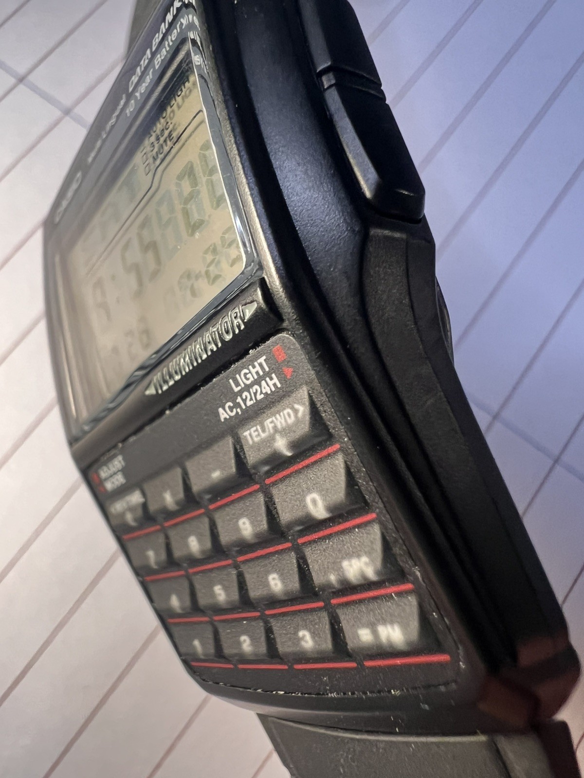 Casio Data Bank DBC-32 (2888) Calculator Digital Retro Men’s Watch Excellent