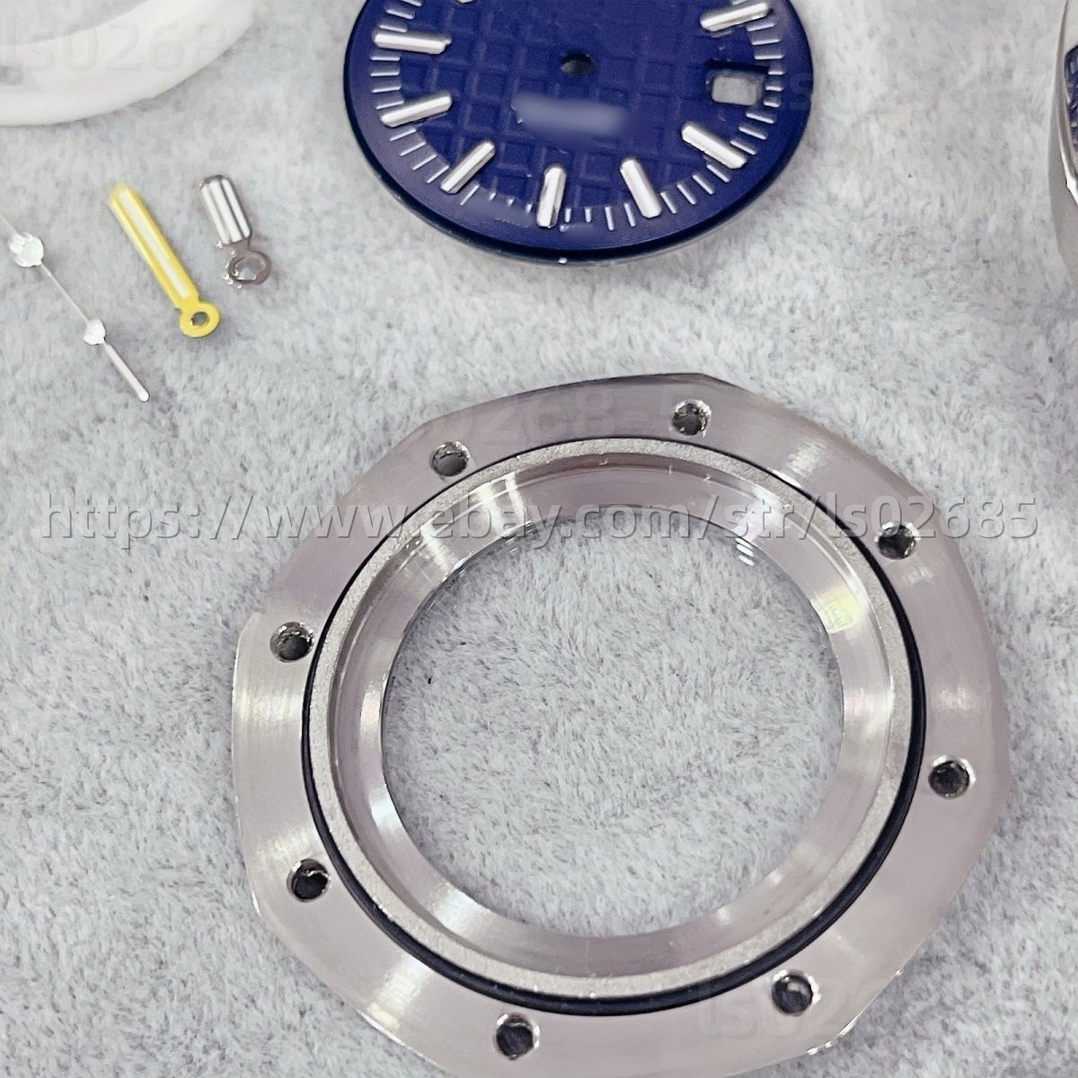 DIY Solid Stainless Steel Watch Case Accessories Kit Fit 8215 8200 2813 Movement