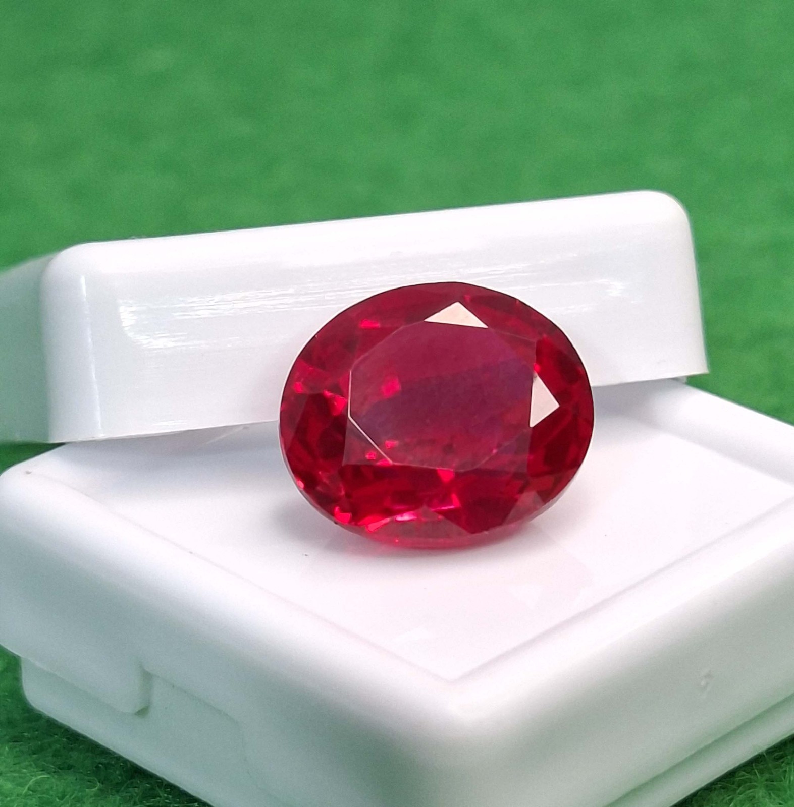 Natural 10-12 Ct Mozambique Pink Ruby Oval Shape Certified Loose Gemstone GB199