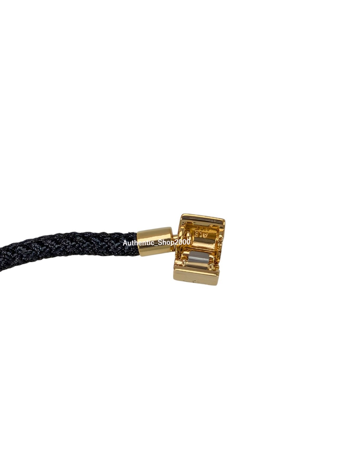 New 100% Authentic PANDORA 14k G Barrel Shimmering Black Cord Bracelet 564530C01