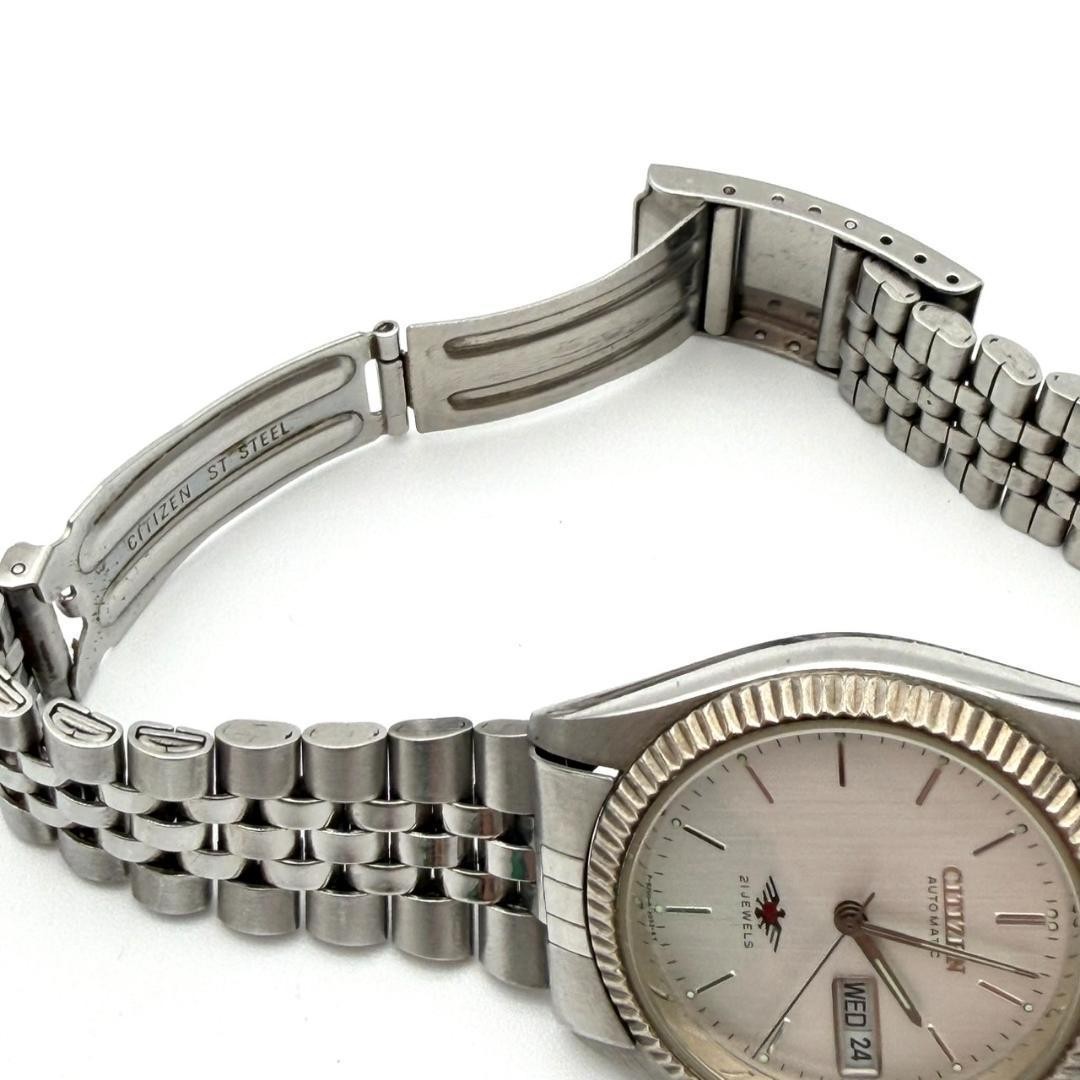 Good Condition Citizen Eagle 7 Watch Transparent Back Automatic Day Date Men’s W