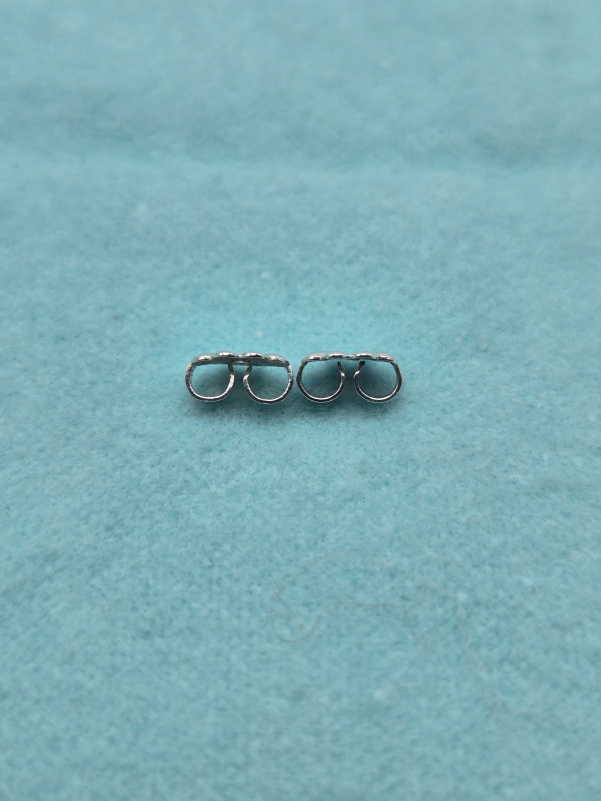 Authentic Tiffany & Co. Sterling Silver Earring Butterfly Push Back Backings