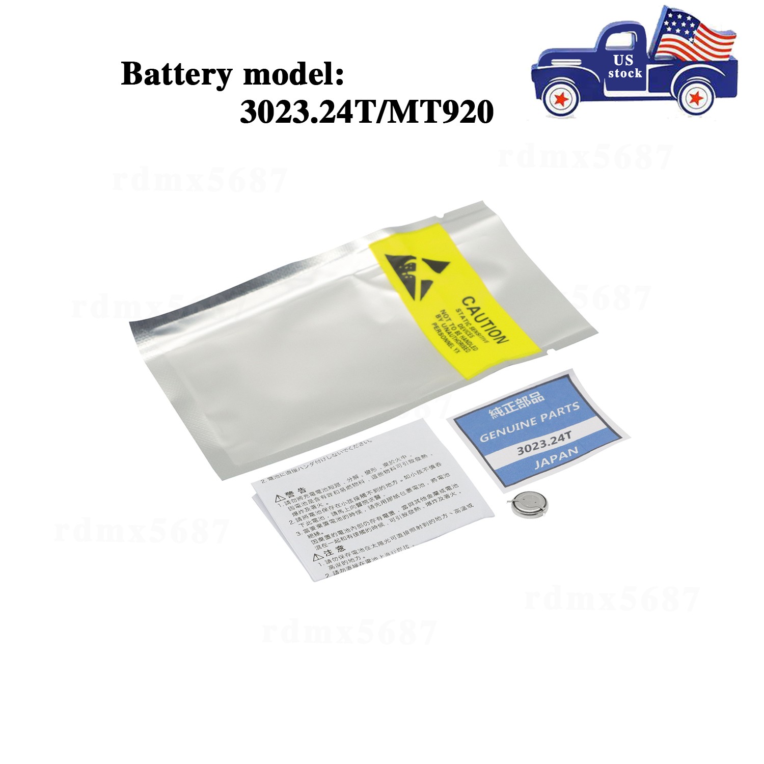 For Panasonic 3023-24T MT920 Oem Battery Compatible with V172 V174 V175 Cell