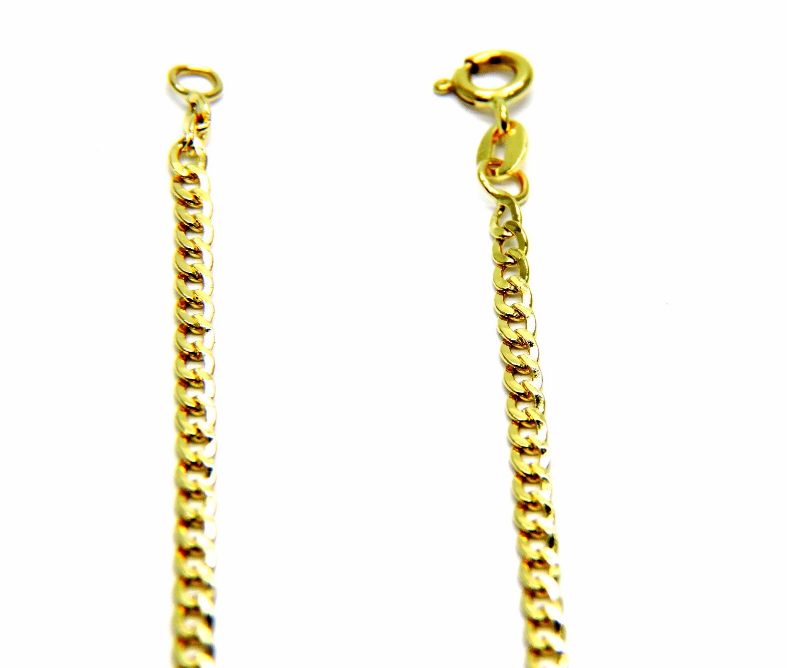 18K yellow gold necklace 750/1000 MEN’S CHAIN unisex GRUMETTA flat cm 50
