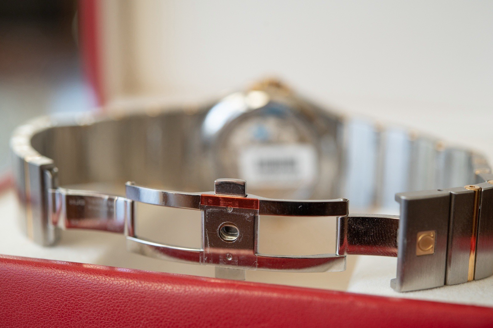 OMEGA Constellation Co-Axial Chronometer Date 35mm Gold Diamond Dial Box