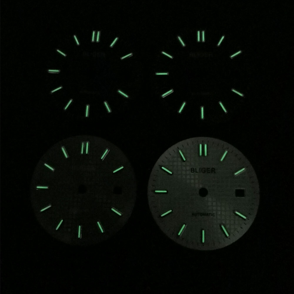 31mm White Grid Sterile Date Dial Fit PT5000 ETA2824 Miyota8215 821A DG2813