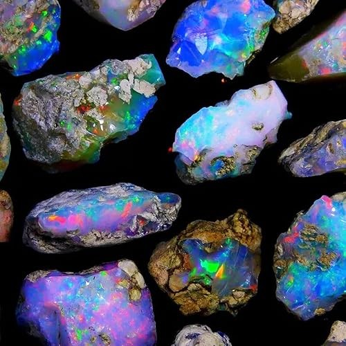 200 Ct Natural Opal Multi Color Rough A+ Grade Uncut Gemstone Lot Jewelry Making