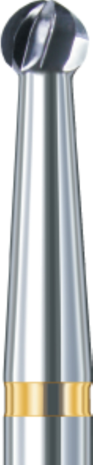 BUSCH BURS FIGURE 1AU SUPER CARBIDE ROUND BALL BUR 0.3mm-3.1mm 6 BURS/BX