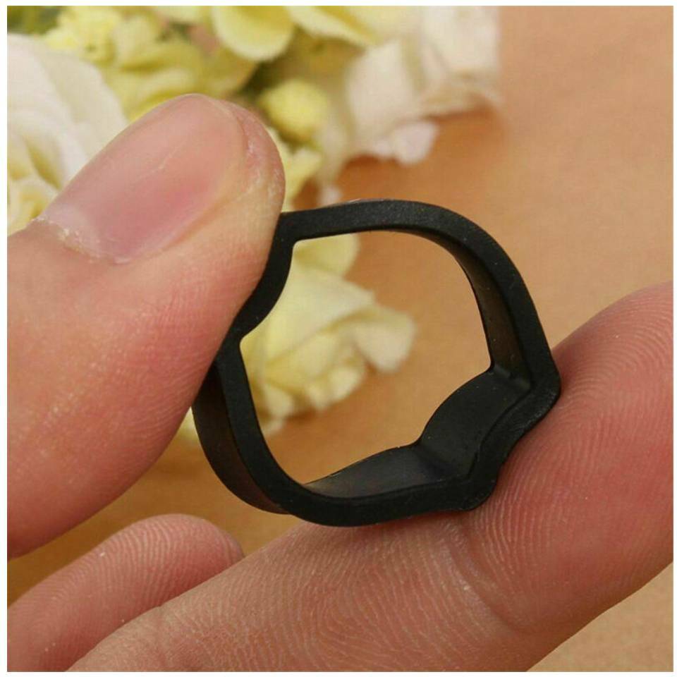 2 pcs Silicone Watch Strap Band Hoop Loop Retainer Buckle Holder Ring Keeper