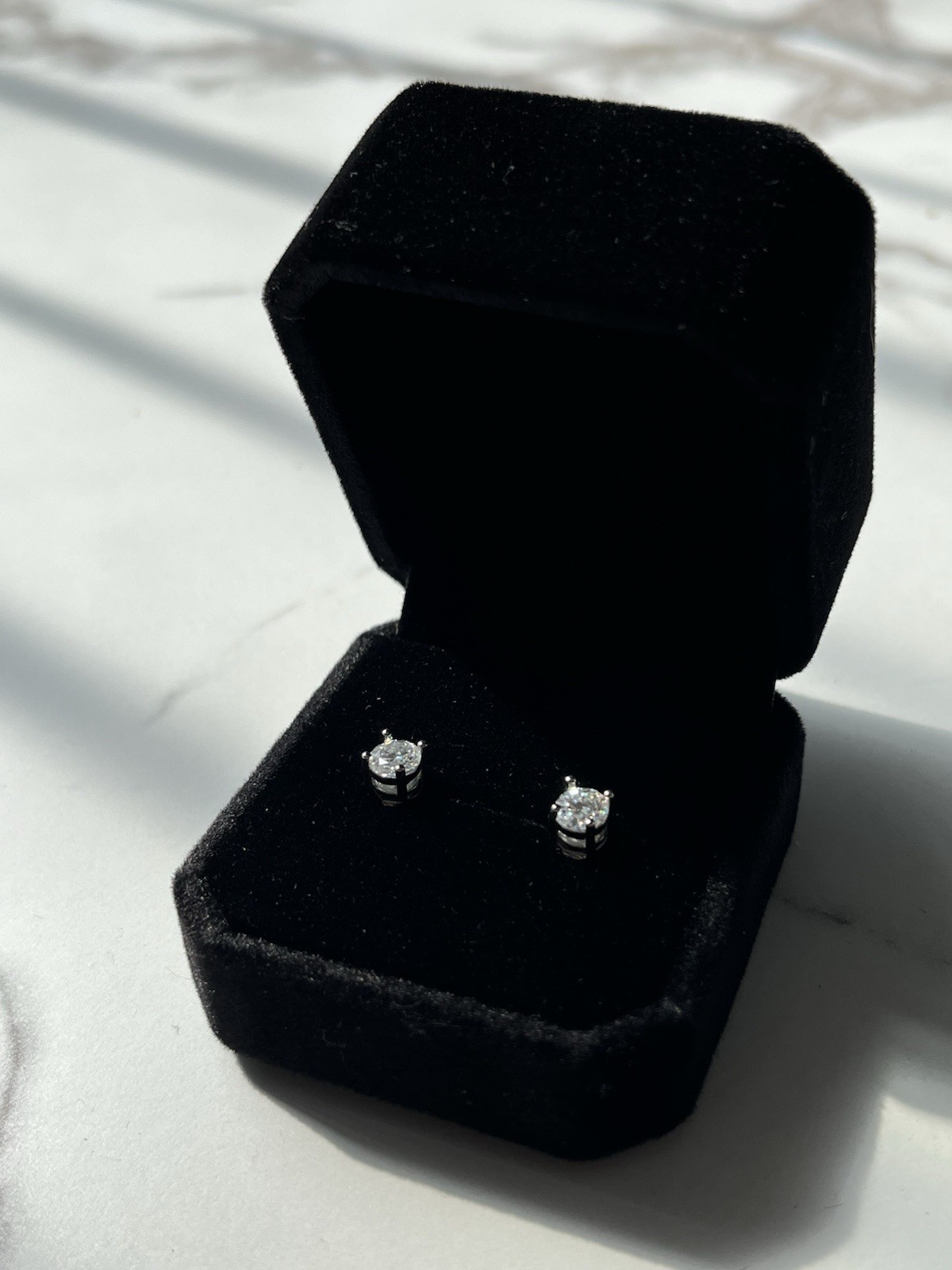VVS1 Moissanite Stud Earrings