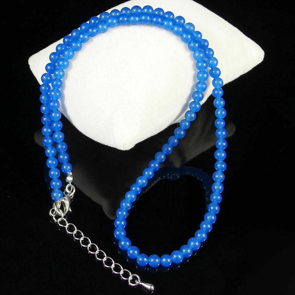 Exquisite Natural 4mm Multicolor Round Gemstone Beads Necklace 16-36″ AAA++