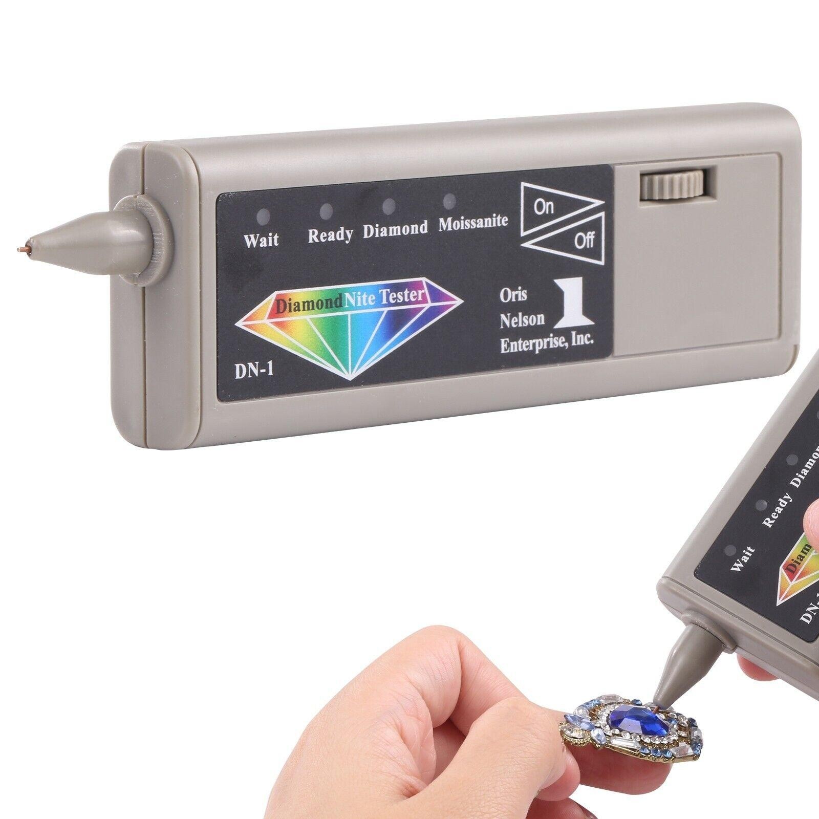 2 in 1 Portable Moissanite Diamond Tester DN-1 Jewelry Gemstone Tester Tool Kit