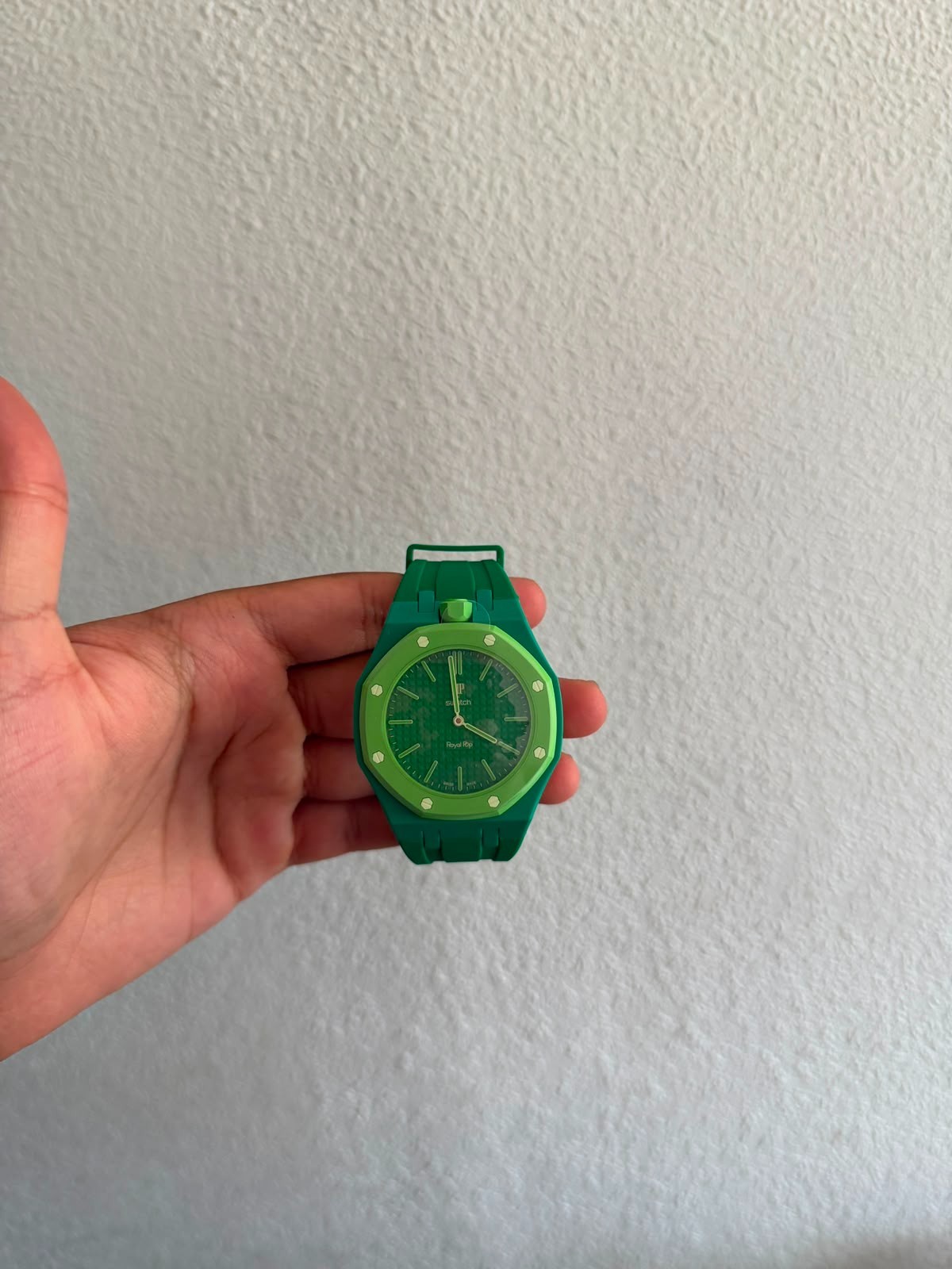Swatch x Audemars Piguet Royal Pop ‘Green Eight’ (SSX03G100N) with Strap