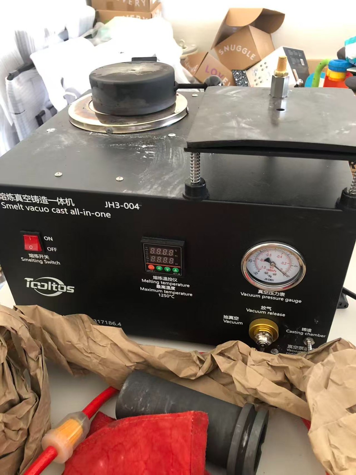TOOLTOS Jewelry Vacuum Casting & Melting Machine For Parts Repair AS-IS