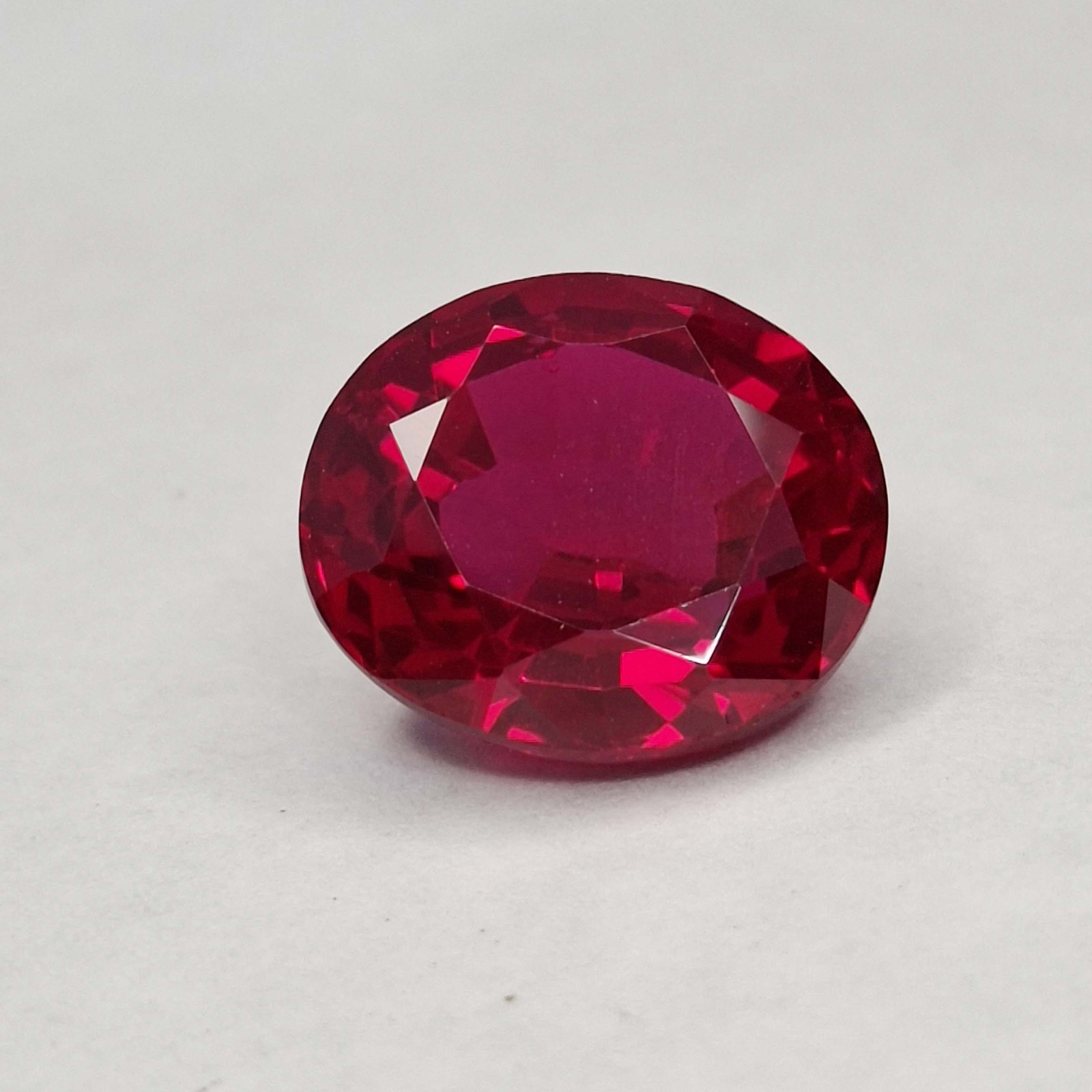 Natural 10-12 Ct Mozambique Pink Ruby Oval Shape Certified Loose Gemstone GB199