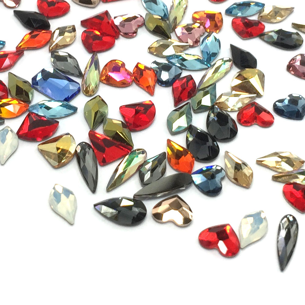 Swarovski Crystal Flatbacks Special Shape Rhinestones nail art mixed * U Pick