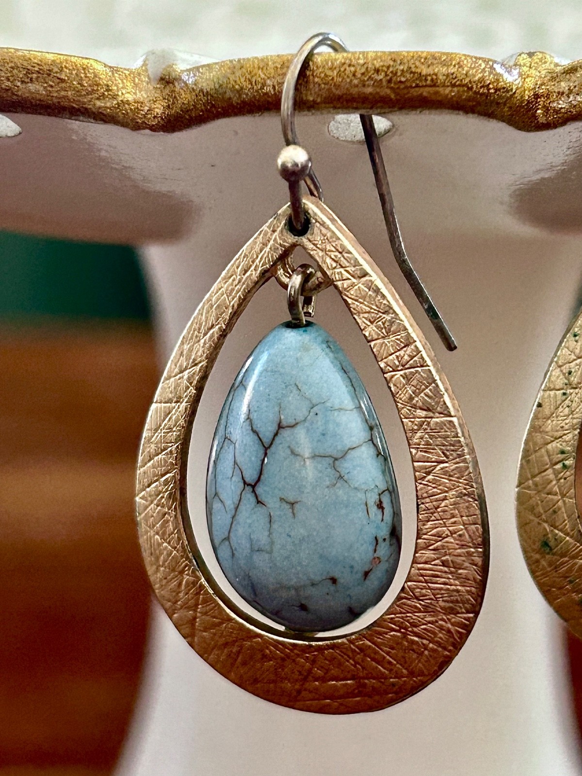 Turquoise drop earrings