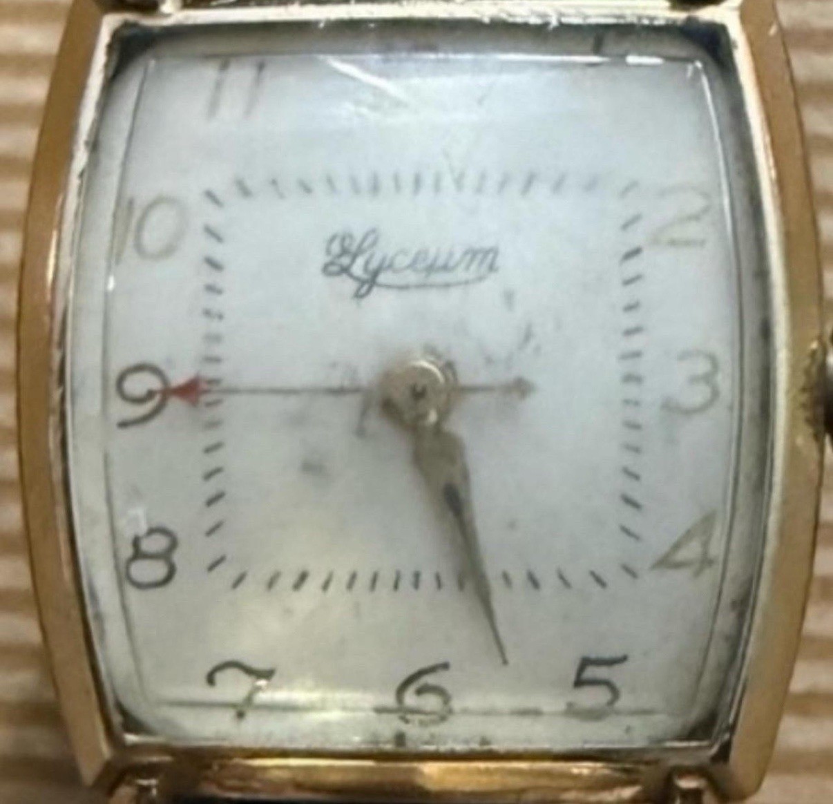 Lyceum Men’s Automatic Watch Vintage Parts 1940s 1950s 10k Gold Filled