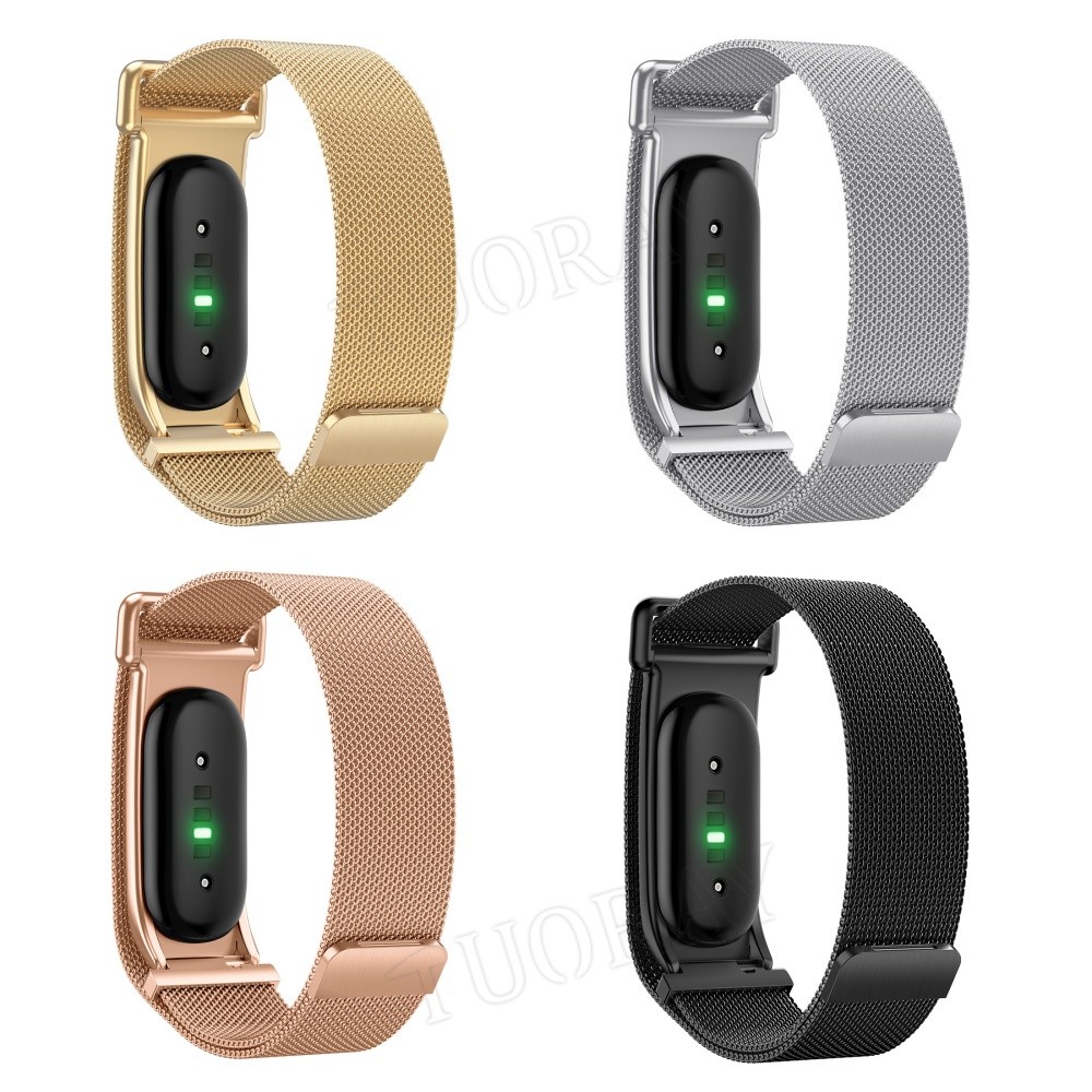 For Google Fitbit Air 2026 Stainless Steel Metal Band Adjustable Wristband Strap