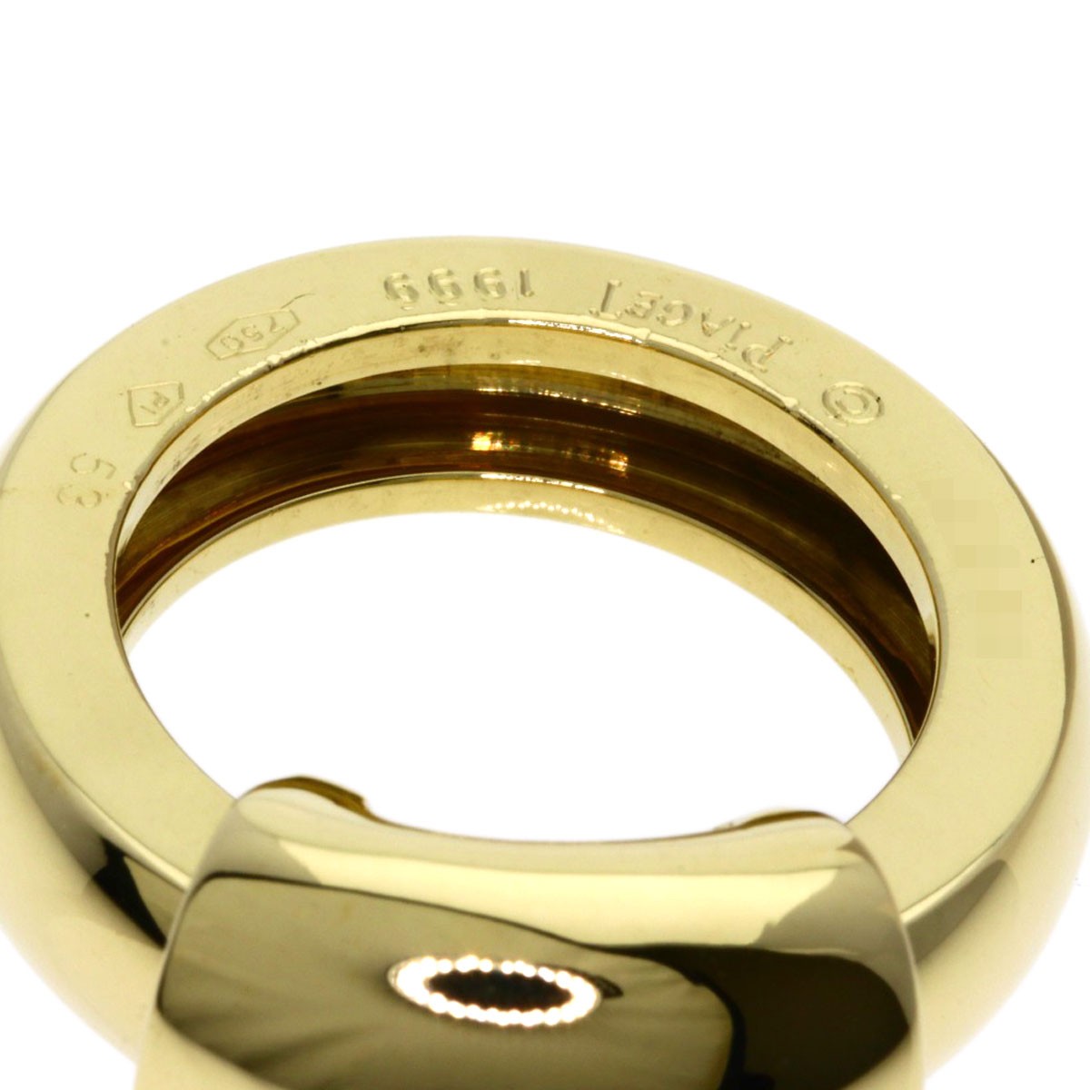PIAGET Dancer 1P Diamond #53 Ring K18 Yellow Gold Ladies [Used]