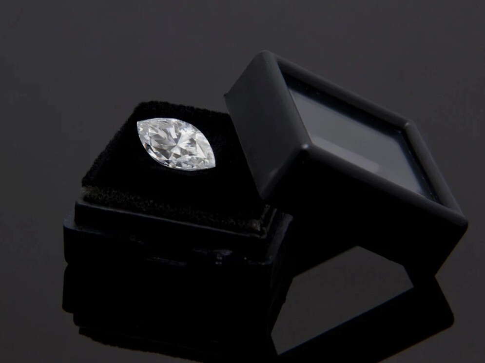 Certified Loose CVD Diamond Marquise Lab Grown 1 Pc D Color 3 x 5 mm IF Clarity