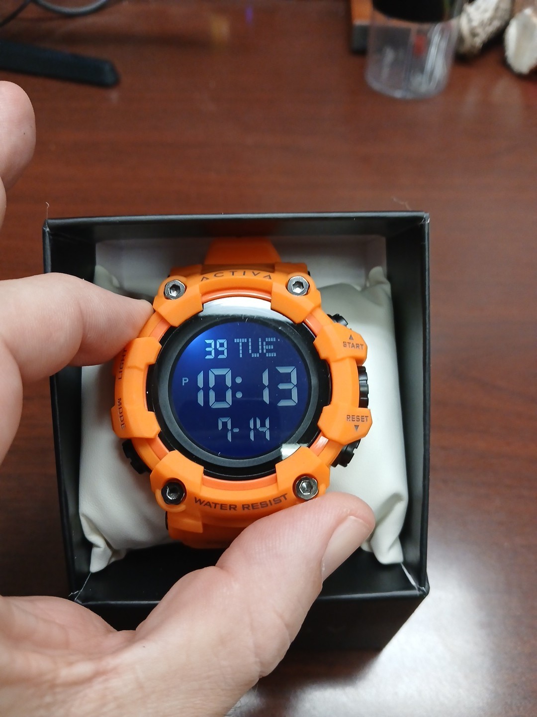 *NEW* Activa Kadron X Invicta Digital Men’s Watch – Orange – 53mm ACW1968-005