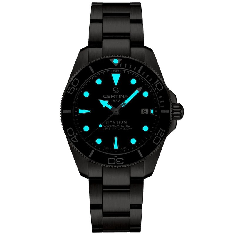 Certina DS Action Diver 40.5mm Blue Dial Men’s Watch C0484074404100