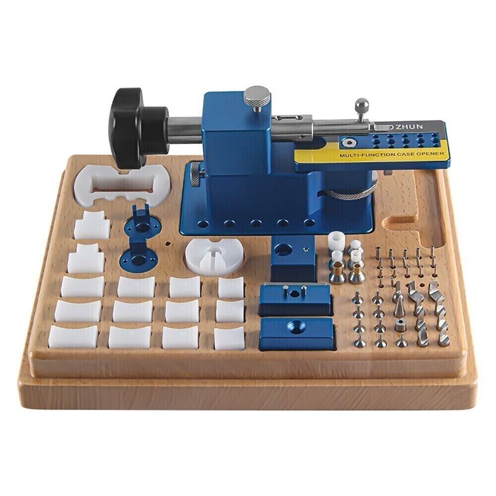 Multifunction Wrist Watch Case Opener Manual Watch Back Cover Removal Tools Set