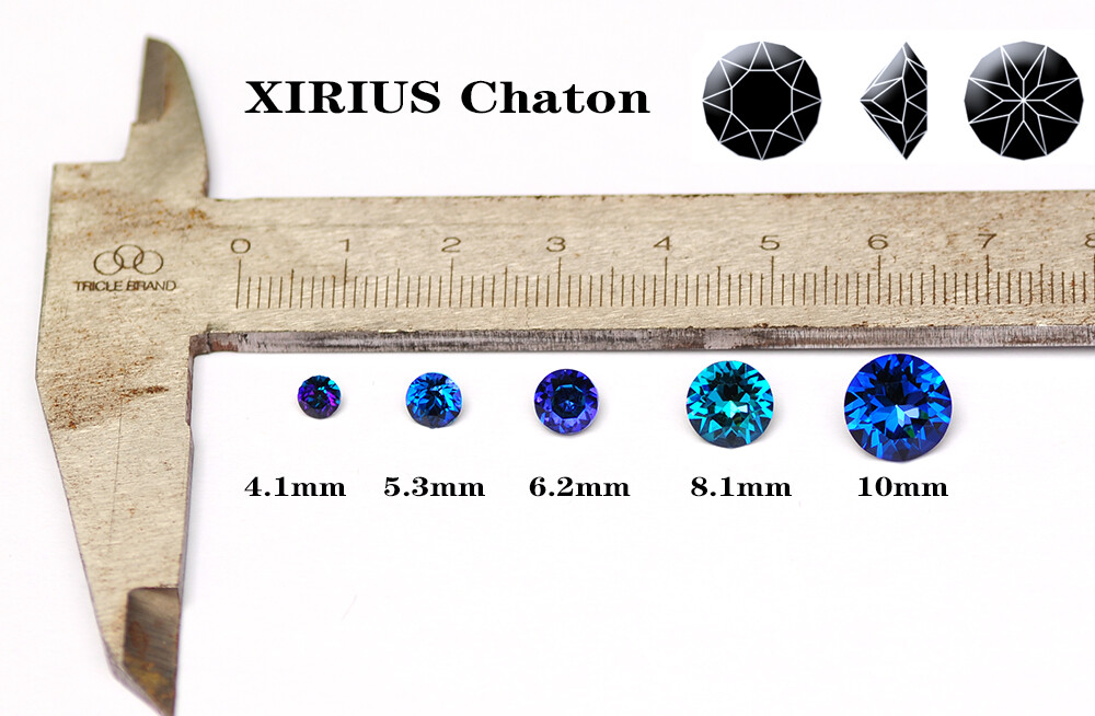 Diamond Round Cone Transparent Pointed Crystal Pointback Nail Art Rhinestone DIY