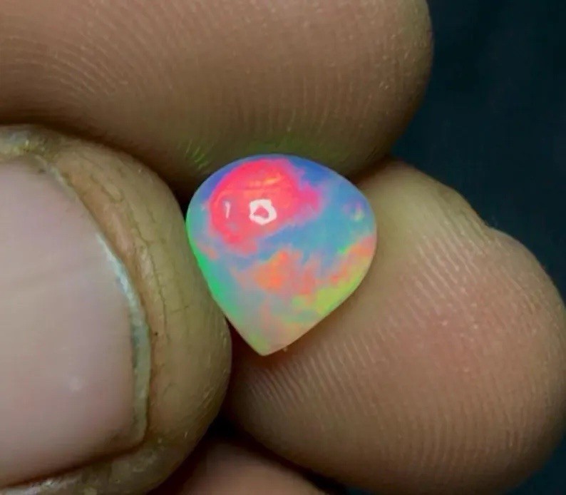 9.5x9x5.5 mm Natural Welo Ethiopian Opal Cabochon Loose GemstoneNS-190