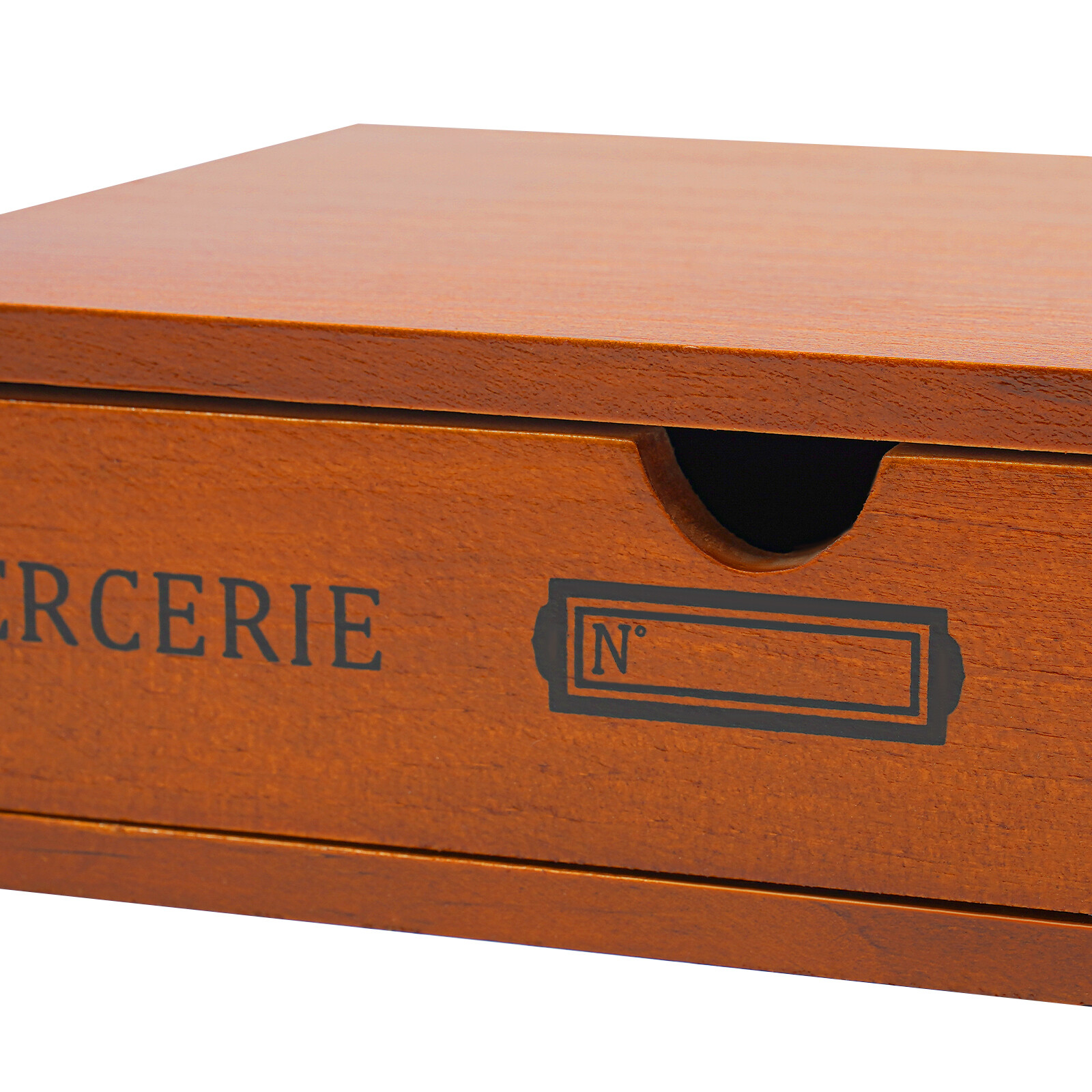 Single-Drawer Storage Box, Wooden Desktop Jewelry Organizer, Desktop Drawer Box