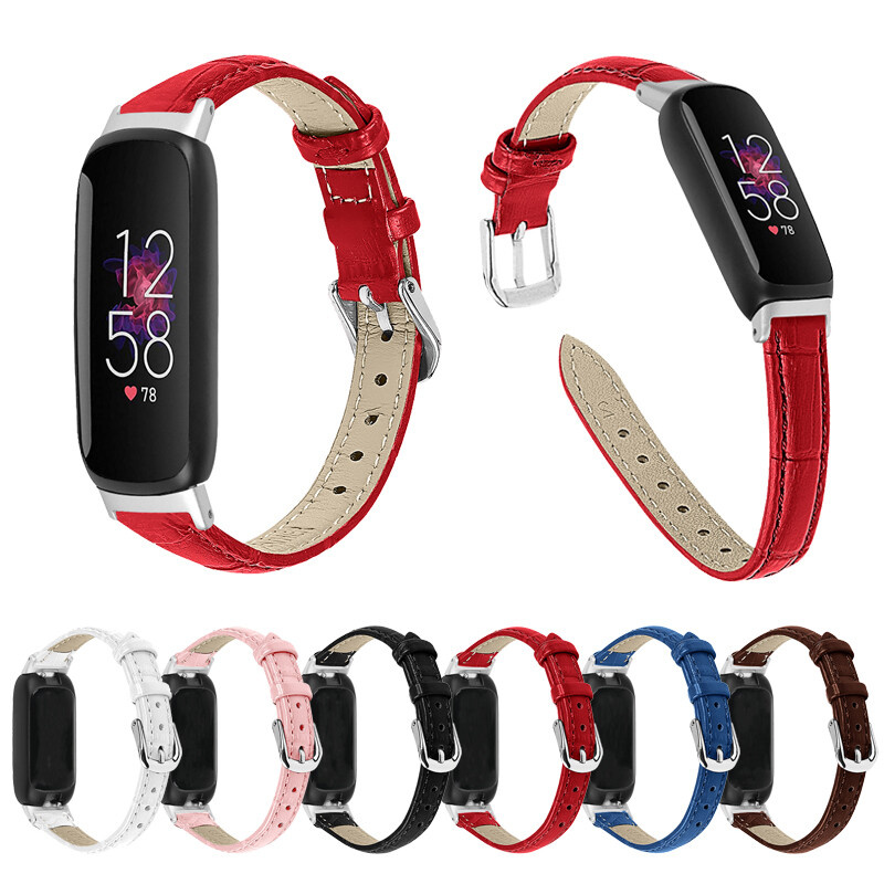Luxury Genuine Leather Wristband Band For Fitbit Inspire 3 Replacement Strap