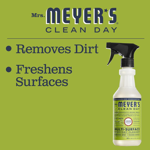 MRS. MEYER’S CLEAN DAY All-Purpose Cleaner Spray, Lemon Verbena, 16 fl. oz