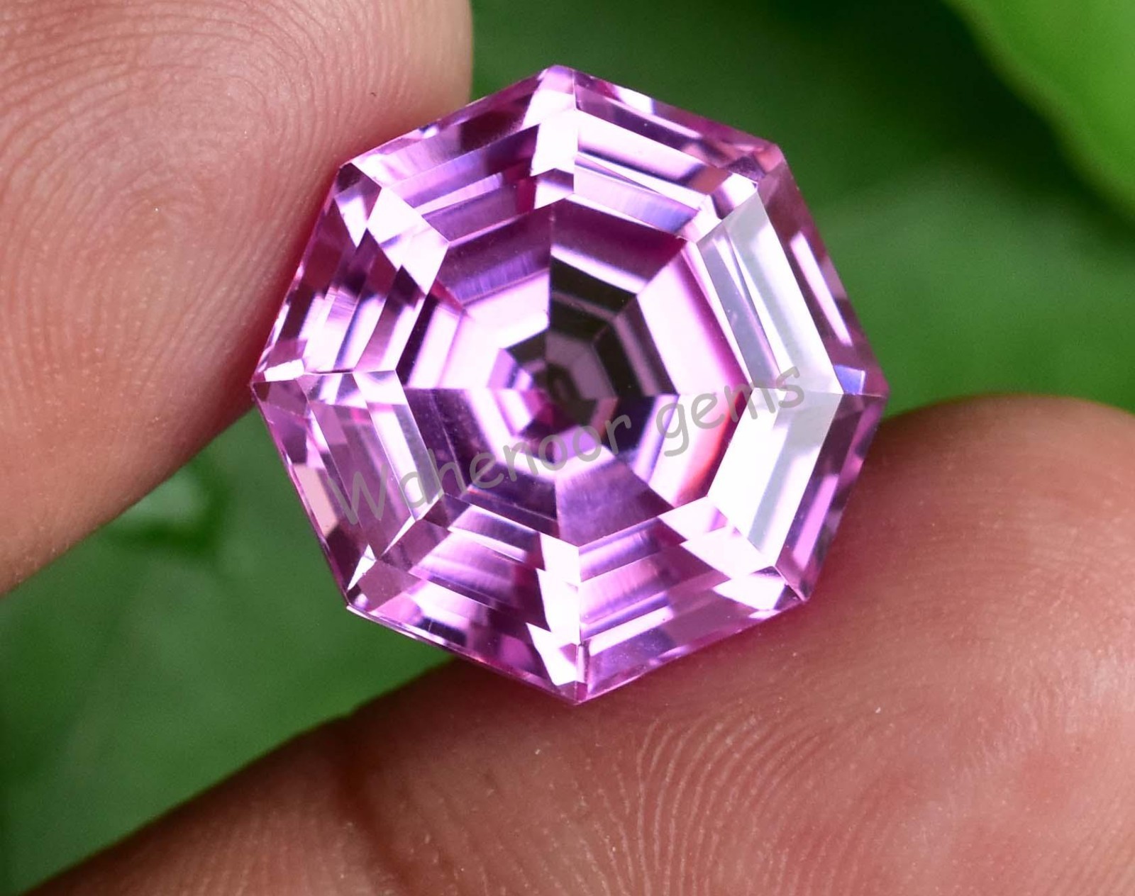Flawless 19.90 Ct Natural Pink Sapphire Sri Lanka Certified Loose Gemstone