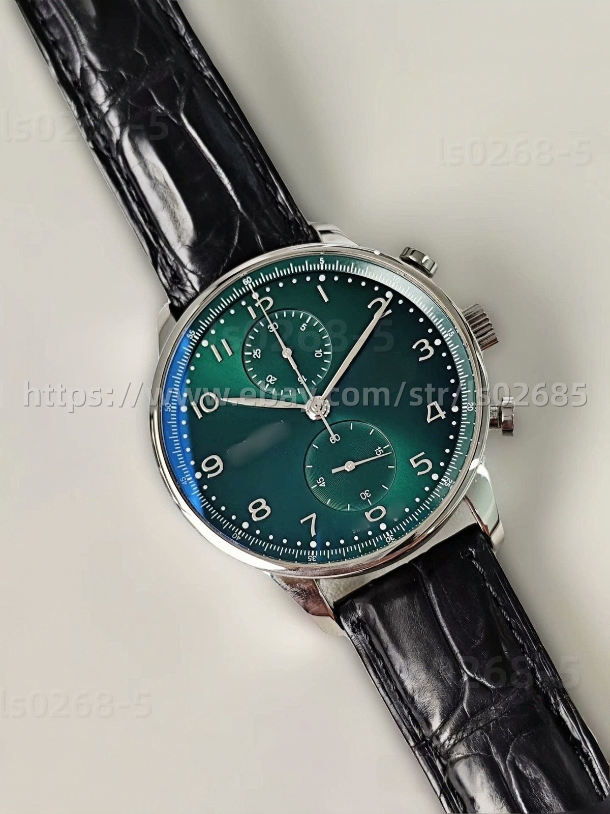 DIY SET for 7750 watch case + dial + hands + strap 41mm