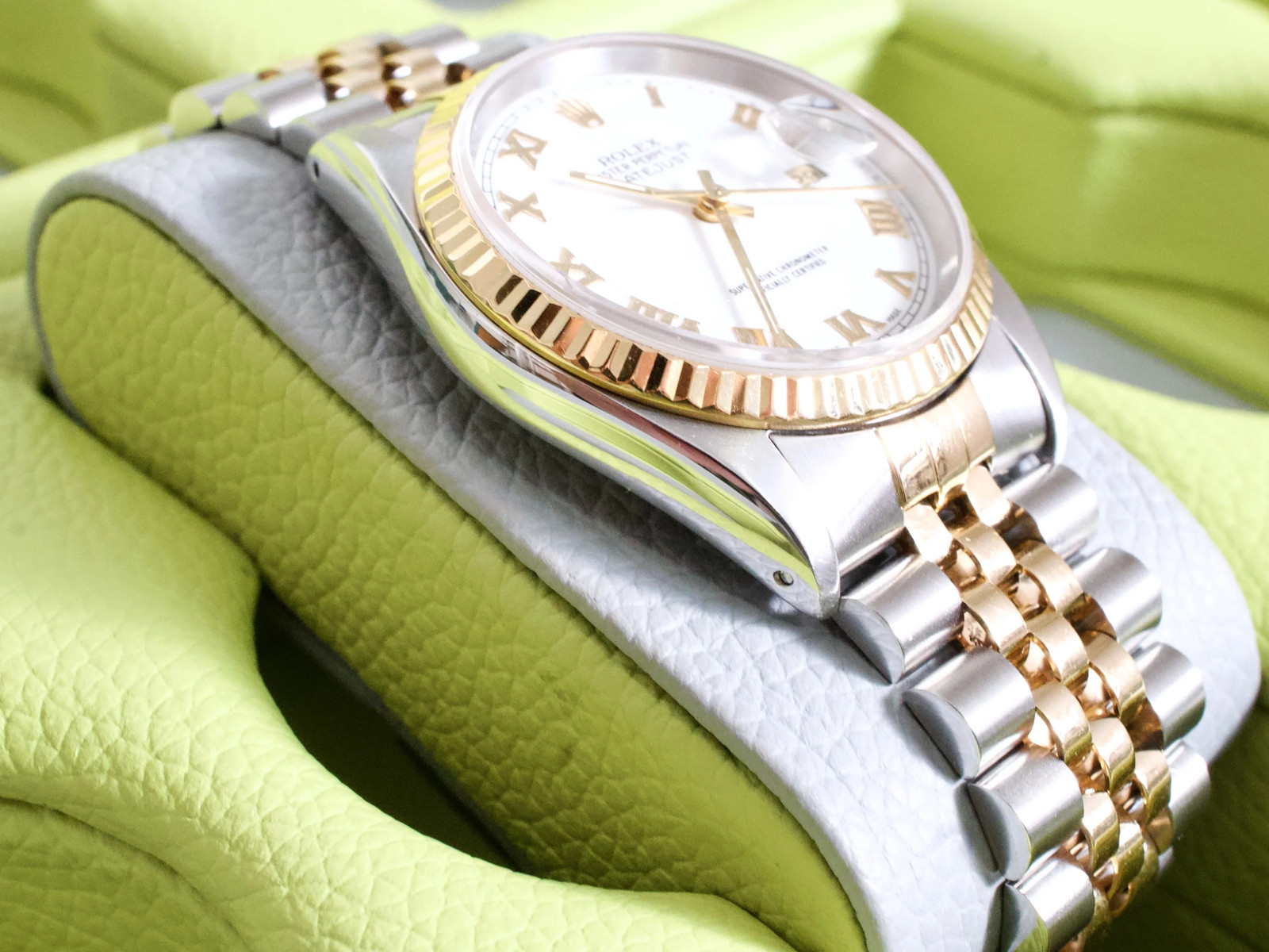 Rolex Datejust 16233 36MM Automatic Serviced Two-Tone 18k Yellow Gold Bezel