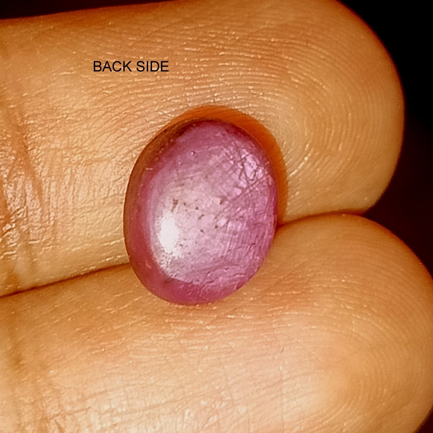 6.80 Carat Natural Unheated Star Ruby 6 rays Oval Cut Loose Gemstone 8.5X10.7 mm