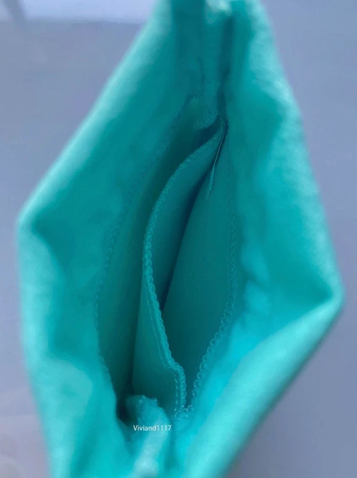 Tiffany & Co Empty 3.75″ x 3″ x 1.5″ Blue Gift Box/Travel Pouch 2pc set