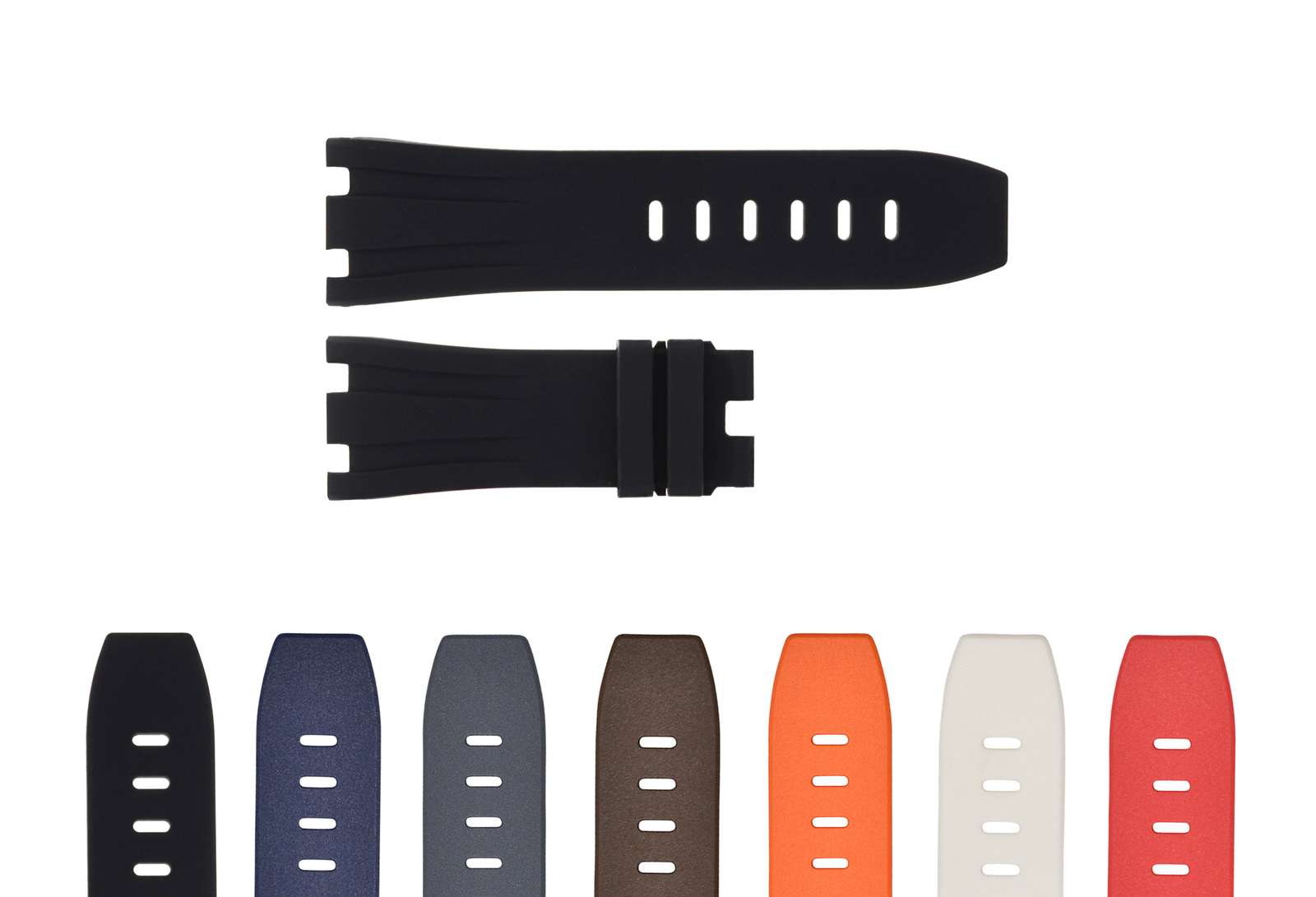 28MM AP RUBBER BAND STRAP FOR AUDEMARS PIGUET ROYAL OAK OFFSHORE 15300 15400