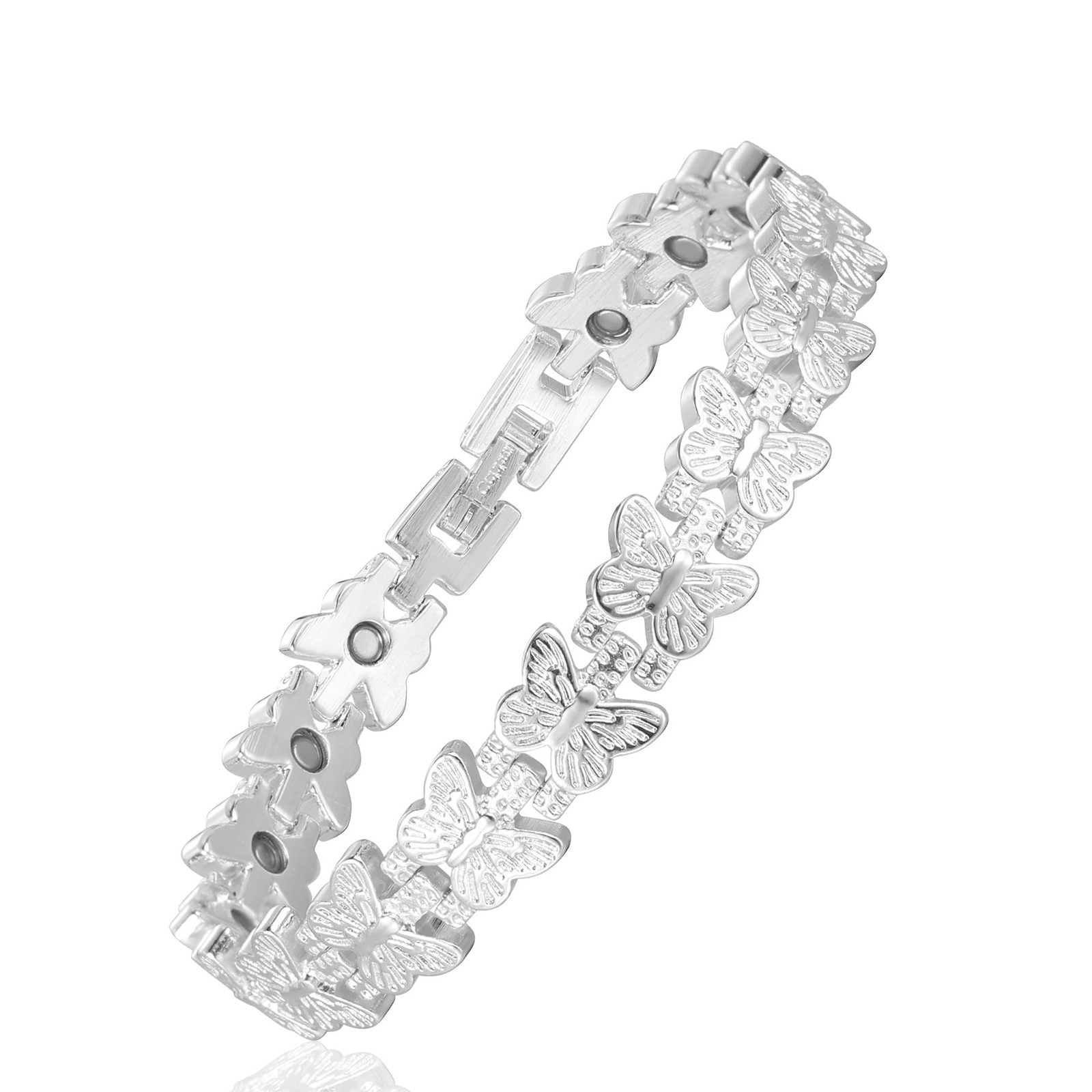 Strong Magnetic Therapy Copper Bracelet for Men Adjustable Arthritis Pain Relief